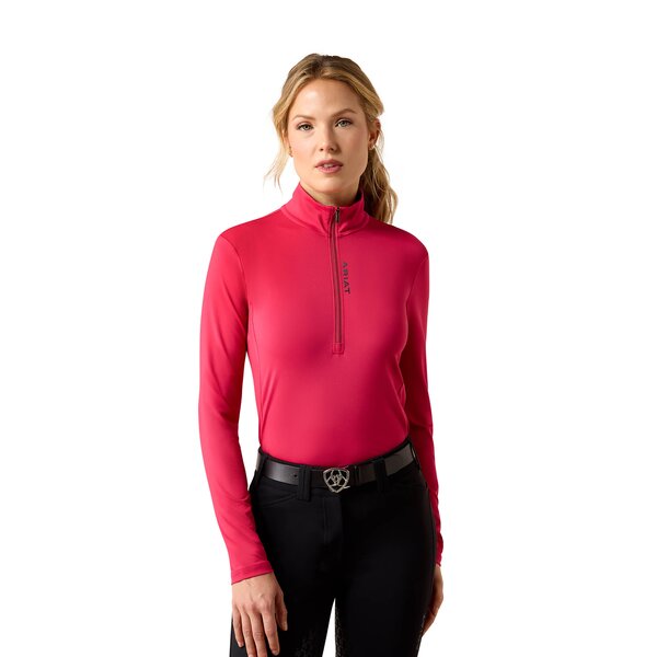 ARIAT functioneel shirt LunaVeil met halve ritssluiting 