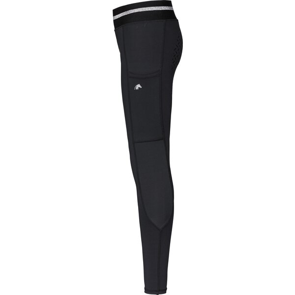 black forest kids grip-rijleggings met full-grip zitvlak black | 104