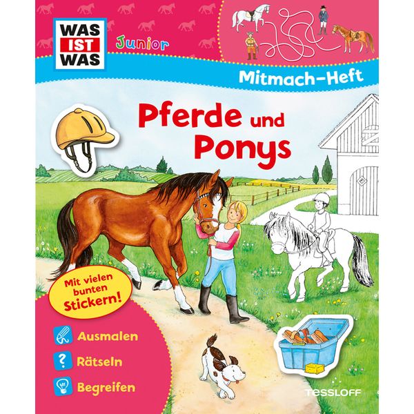 WAS IST WAS Mitmach-Heft Pferde und Ponys 