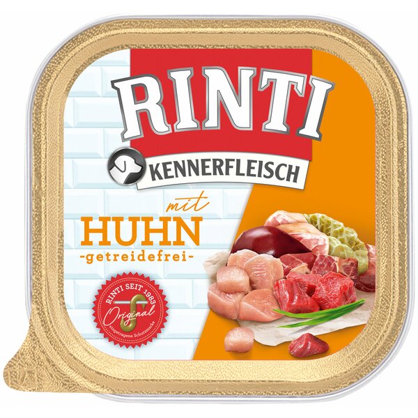 RINTI Nassfutter Kennerfleisch 400g | Huhn