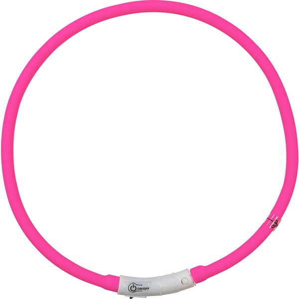 Loesdau LED-Hundehalsband pink | 65 cm