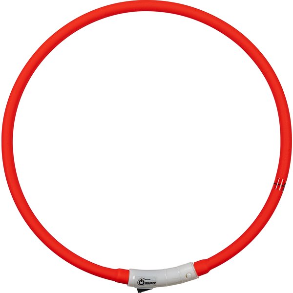Loesdau LED-Hundehalsband rot | 65 cm