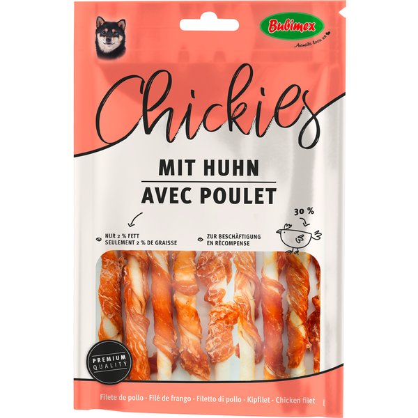 Bubimex Kaustangen aus Rinderhaut Huhn | 120 g