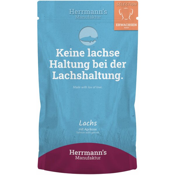 Herrmann's Manufaktur Nassfutter Selection Adult 150g | Lachs