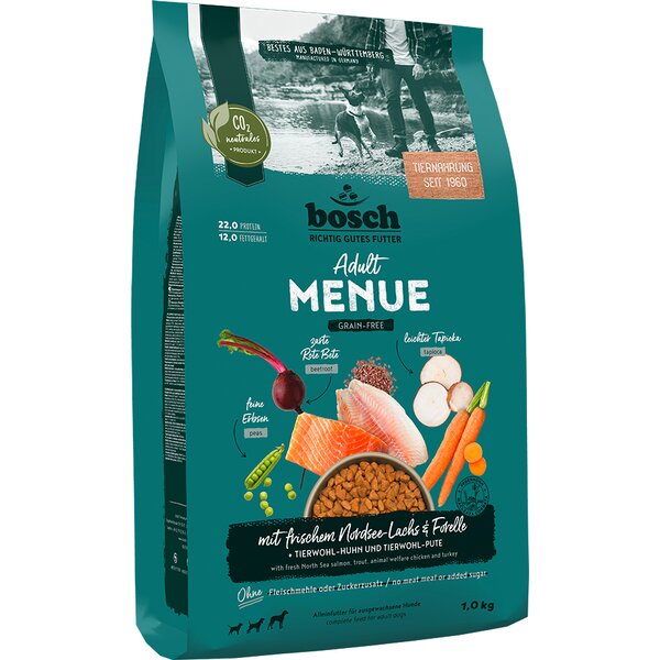 bosch HPC Menue Adult getreidefrei 1,0 kg | Lachs