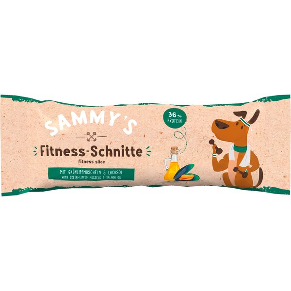 bosch Sammy's Fitness-Schnitte 25 g | Grünlippmuschel