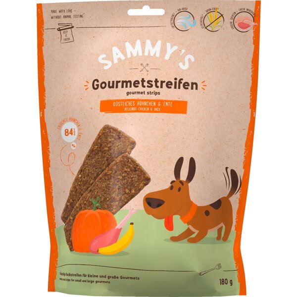 bosch Sammy's Gourmetstreifen 180 g | Ente/Huhn