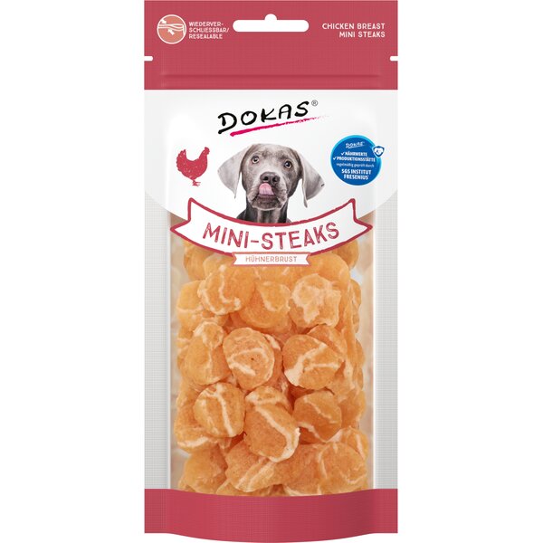 DOKAS Mini Steaks 50 g | Huhn