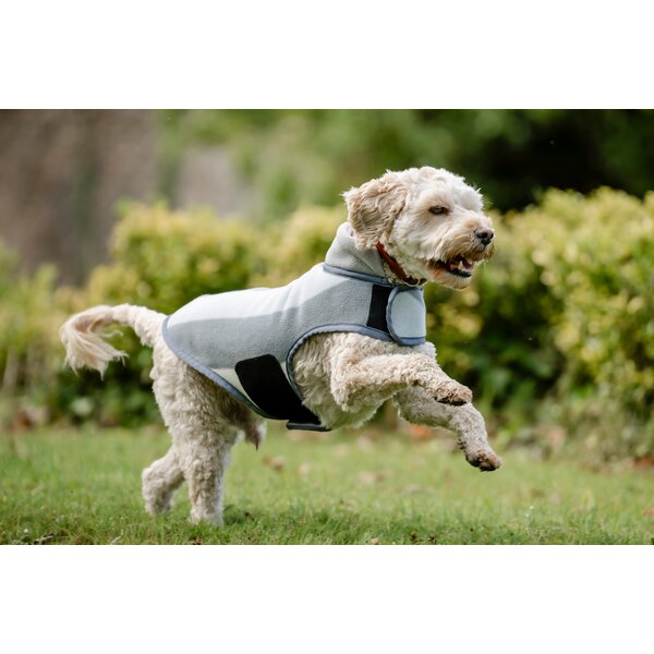 HORSEWARE hondenmantel Newmarket Dog Fleece witney/charcoal | XS (35cm)