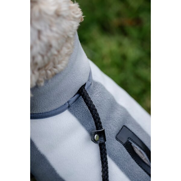 HORSEWARE hondenmantel Newmarket Dog Fleece witney/charcoal | XS (35cm)