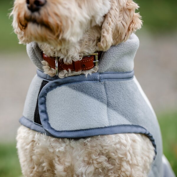 HORSEWARE hondenmantel Newmarket Dog Fleece witney/charcoal | XS (35cm)