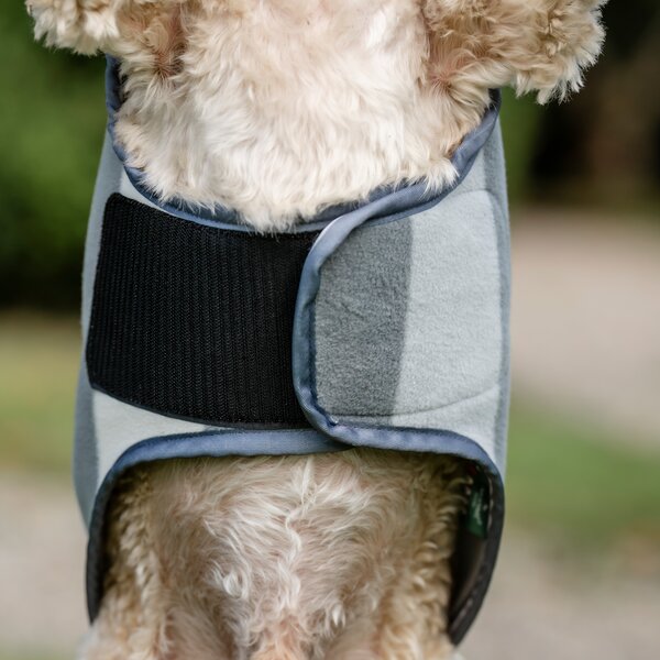 HORSEWARE hondenmantel Newmarket Dog Fleece witney/charcoal | XS (35cm)