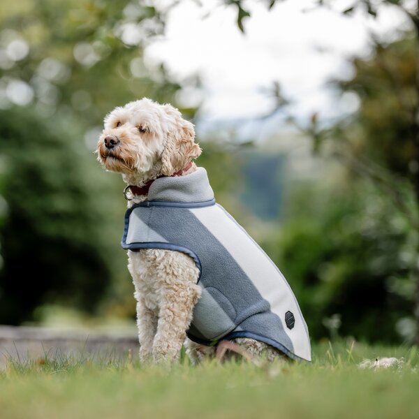 HORSEWARE hondenmantel Newmarket Dog Fleece witney/charcoal | XS (35cm)