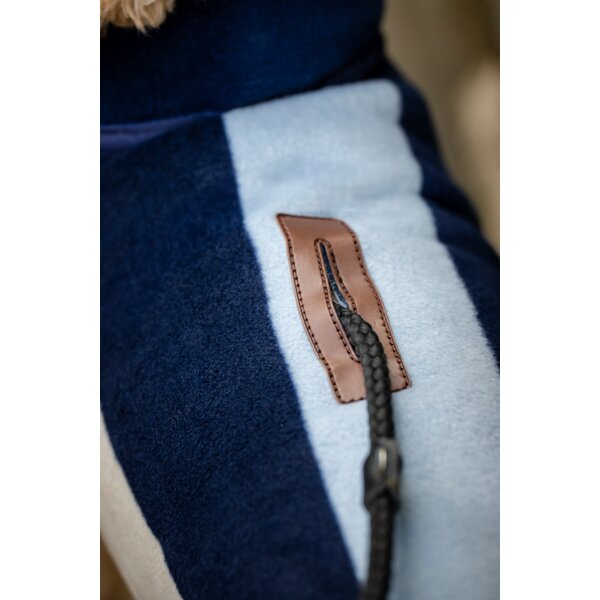 HORSEWARE hondenmantel Newmarket Dog Fleece witney/navy | XS (35cm)