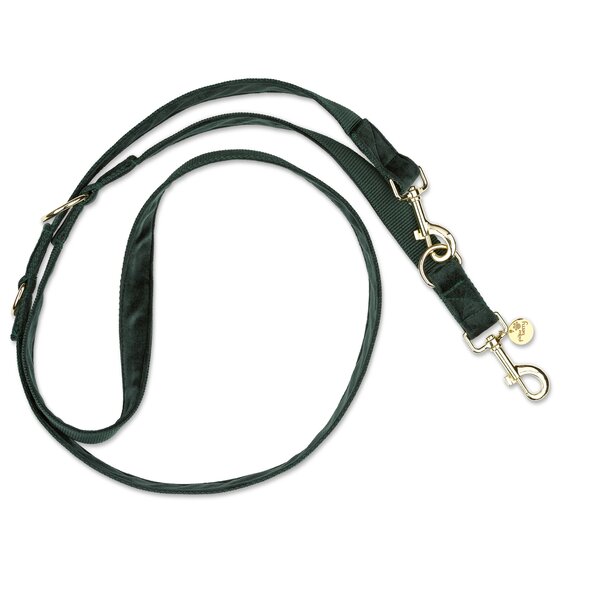 pawberry verstelbare hondenlijn Valencia forest green | ca. 2 m