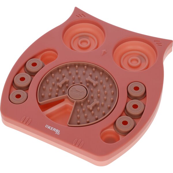 KERBL denk- en leerspel Owl salmon/brown | One size