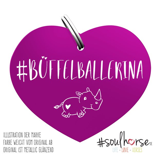 #Soulhorse Anhänger lila | Büffelballerina