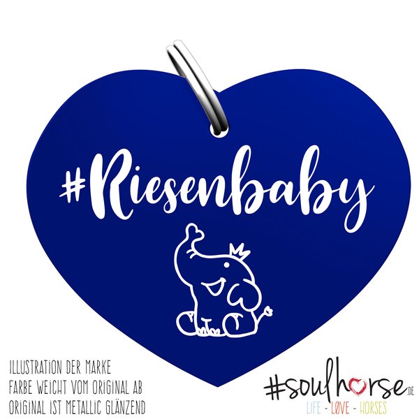 #Soulhorse Anhänger blau | Riesenbaby