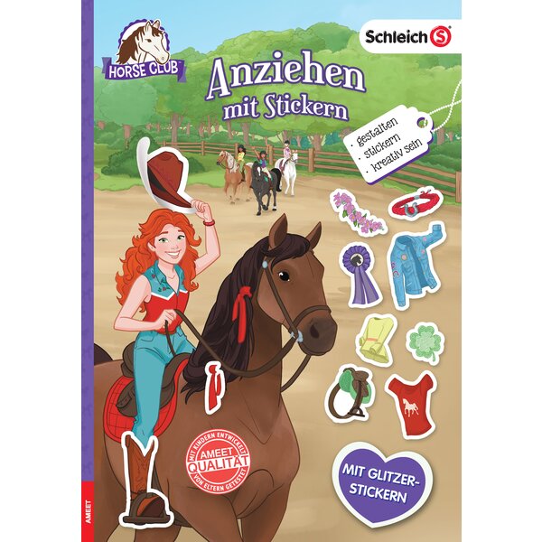 SCHLEICH Horse Club Anziehen mit Stickern 