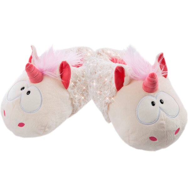 NICI Hausschuhe Einhorn Theodor 