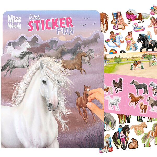 Miss Melody Mini Sticker-Fun-Buch 