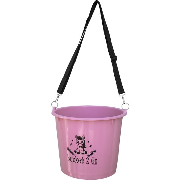 Loesdau voederemmer Bucket 2 Go mauve | 12 Liter