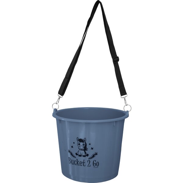 Loesdau voederemmer Bucket 2 Go powder blue | 12 Liter