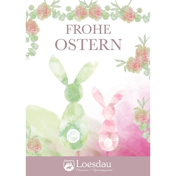 Loesdau Gutschein zum Drucken Frohe Ostern