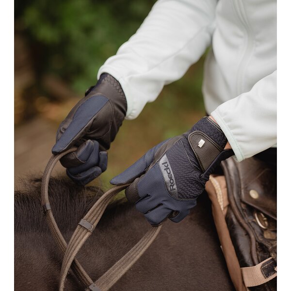 Roeckl rijhandschoenen Millero dark navy | 10,5
