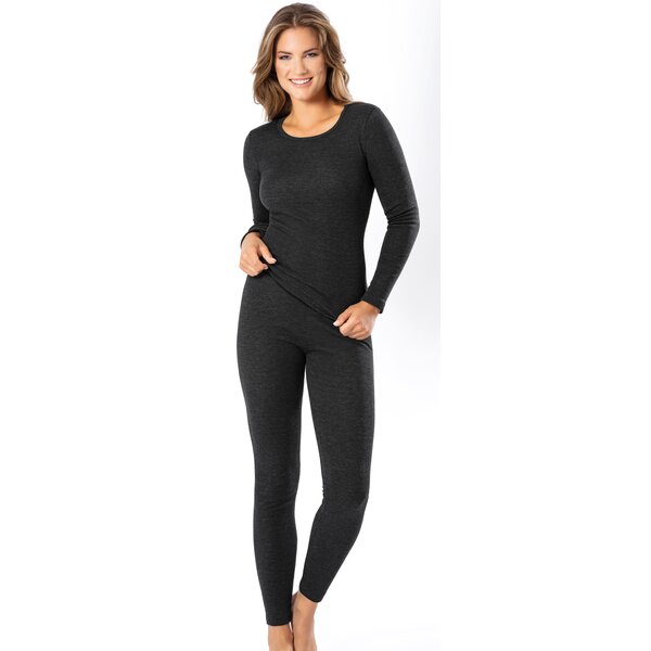POMPADOUR thermoleggings anthracite melange | 38