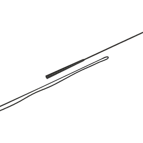 Loesdau Longierpeitsche, ohne Wirbel schwarz | 180 cm
