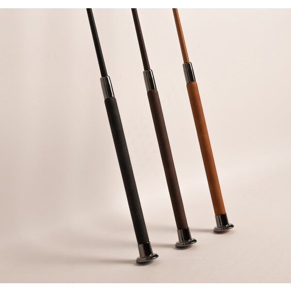 VELARI springzweep Guidance met leren handgreep brown | 65 cm