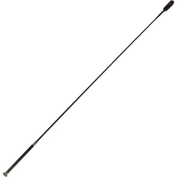 VELARI dressuurzweep Guidance met leren handgreep black | 120 cm