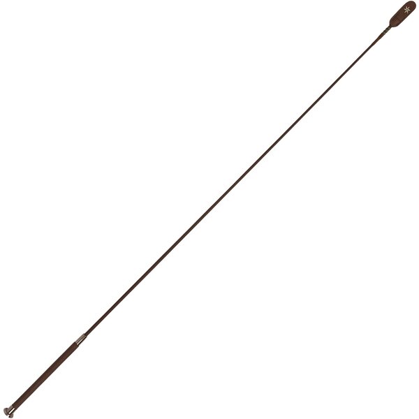 VELARI dressuurzweep Guidance met leren handgreep brown | 120 cm