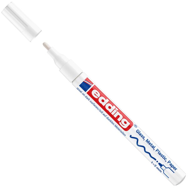 edding lakstift wit 