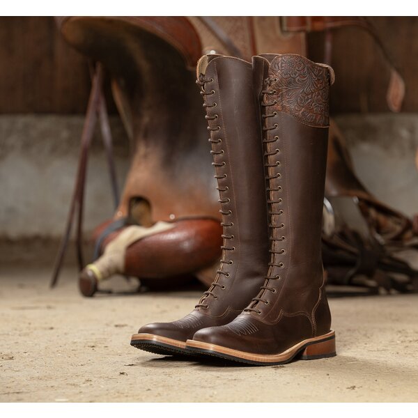 Passion 4Q Westernlaarzen met vetersluiting 