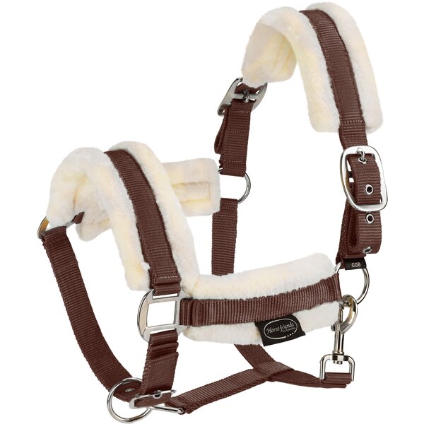Horse-friends webhalster FauxFur Double Pin Buckle 