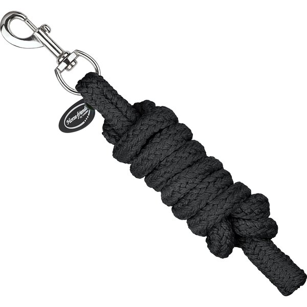Horse-friends halster- en leidtouw, voor paarden black