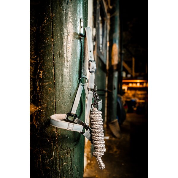 Horseware halster en halstouw Newmarket witney/charcoal | Pony