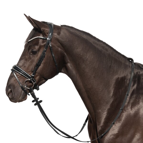 Cheval de Luxe Trensenzaum San Francisco schwarz | Warmblut