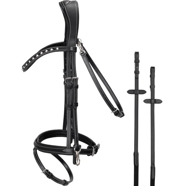 DÖBERT trenshoofdstel Düsseldorf Premium black | Warmbloed
