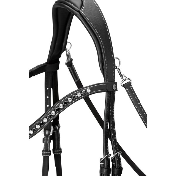 DÖBERT trenshoofdstel Düsseldorf Premium black | Warmbloed