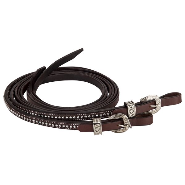 Passion 4Q Westernteugels dark brown | One size