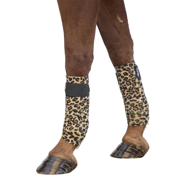 WEAVER LEATHER Bandagen Polo Leg Wraps leopard