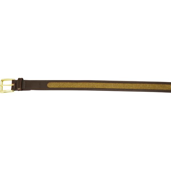 Gürtel Metallic Line braun | 100 cm