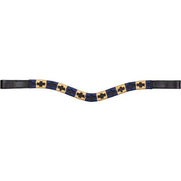 MONTIVUM frontriem Puebla black/navy/beige | Warmbloed