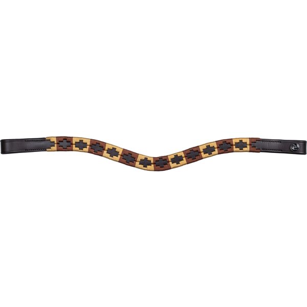 MONTIVUM frontriem Puebla brown/brown/beige | Warmbloed
