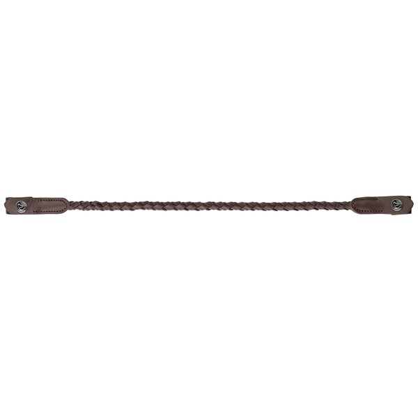 MONTIVUM gevlochten frontriem Bilbao brown | Warmbloed