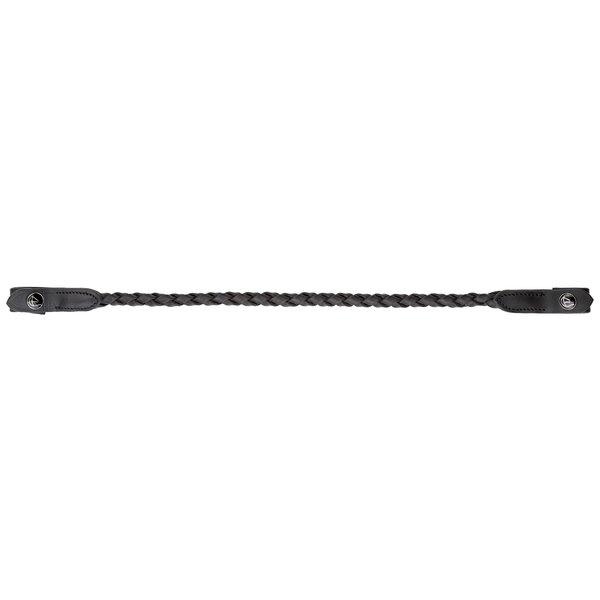 MONTIVUM gevlochten frontriem Bilbao black | Warmbloed