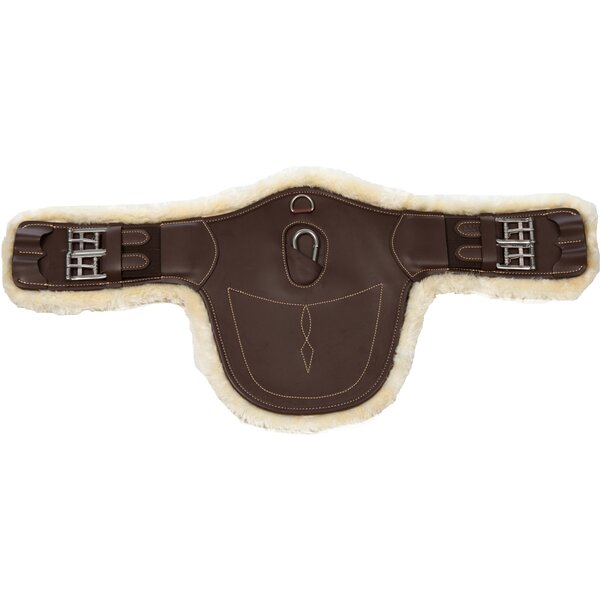 KENTUCKY Stollenkurzgurt Sheepskin braun | 70 cm
